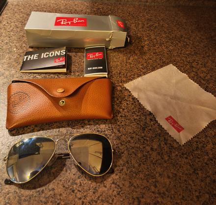 Slnečné okuliare ray-ban aviator pánske, ray-ban