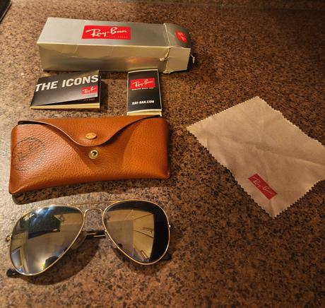 Slnečné okuliare ray-ban aviator pánske, ray-ban