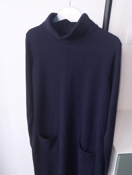 Vlnené midi šaty purdey m/l, l