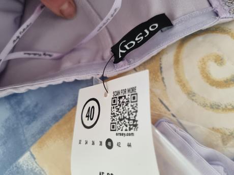Levandulove korzetove saty orsay 38, orsay,38