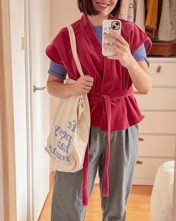 Zamatova kimono vesta ninja retzer, 