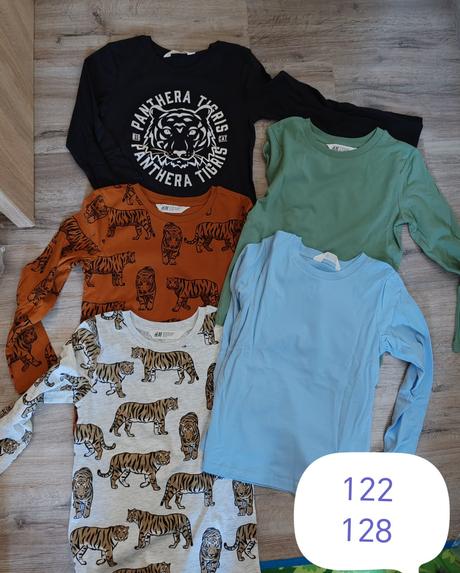 Tričká, h&m,128