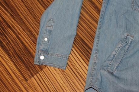 Dámska džínsová košeľa h&m v. 36, h&m,36