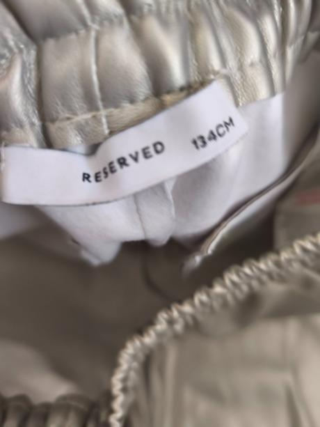 Široké kožené nohavice 134, reserved,134