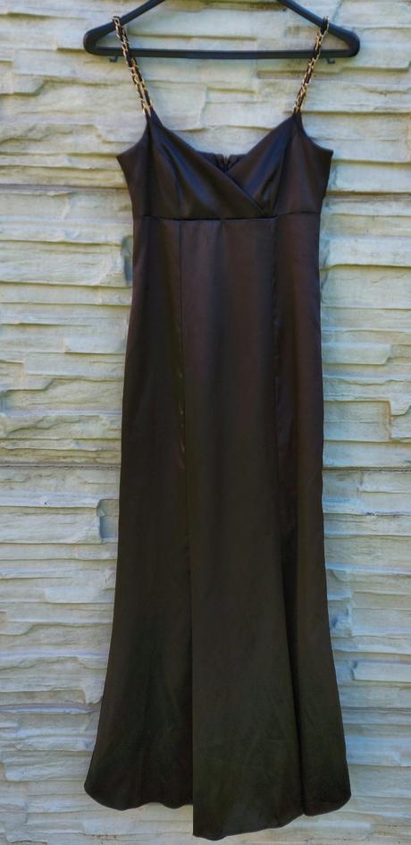 Orsay spoločenské čierne dlhé šaty, orsay,36