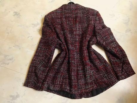 Luxusné buklé sako, xl