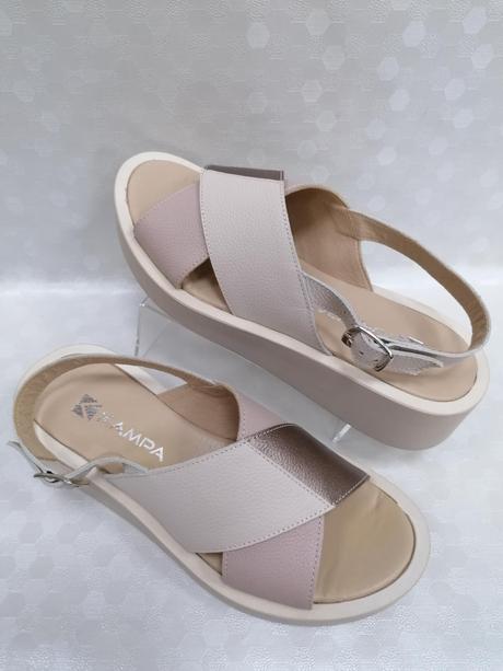 Dámske kožené sandále 24220566 z+b, 36 - 41