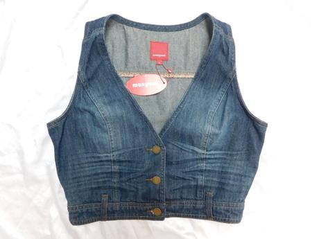 Damska trendy riflova vesta, 36