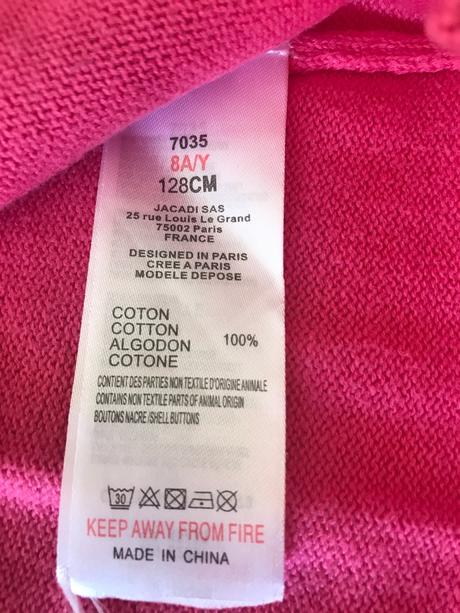 Jacadi ružový svetrík, jacadi,128