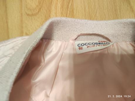 Prechodná bunda pre dievčatko 92, coccodrillo,92