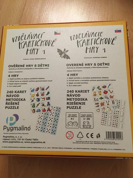 Vzdelávacie kartičkové hry, 