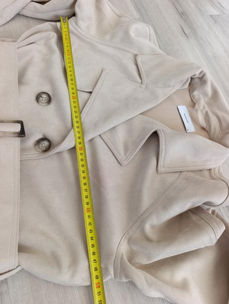 Semišový trenčkot, reserved,m