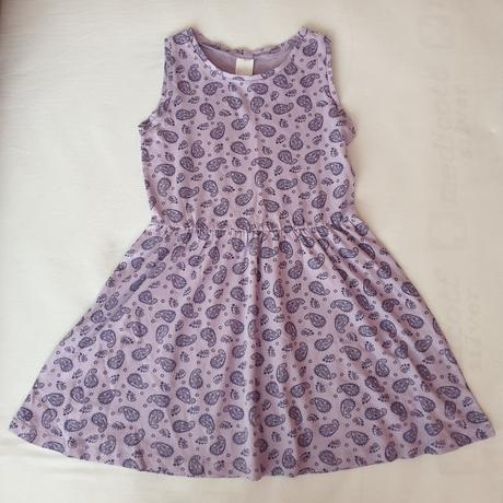 Fialkové šaty z bio bavlny, palomino,122