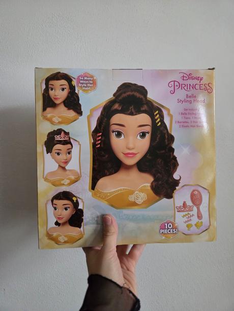 Česacia hlava styling head kraska a zviera bella, 