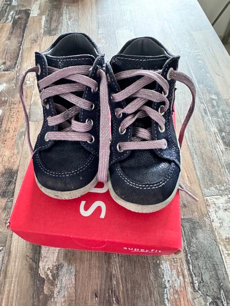 Jesenné kožené detské topanky, superfit,24