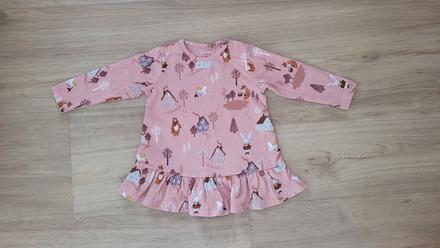 Ružové šaty/tunika zn. lindex veľ.68, lindex,68