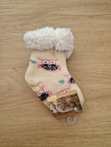 Ponožtičky s ovčou vlnou 0-12 m, 17