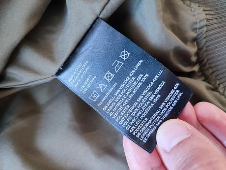 Ľanová bundička xs-s, h&m,xs