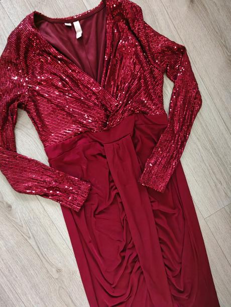 Flitrované šaty, bonprix,42