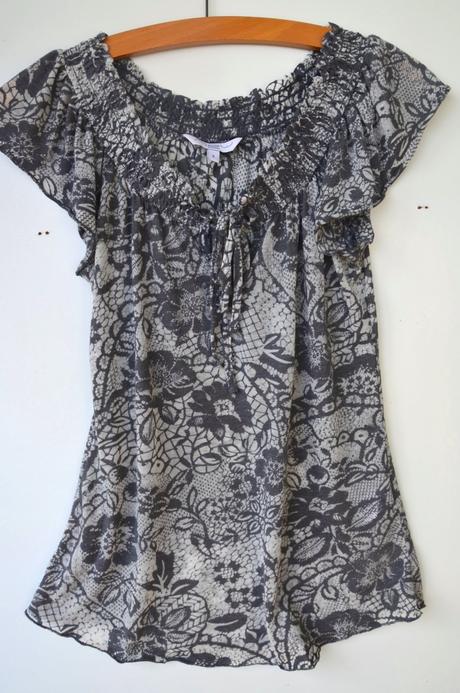 Romantické tričko, new look,s