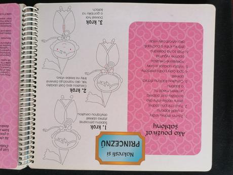 Kniha šablón, leporelo princezné,