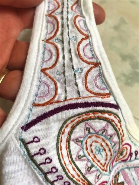 Voľné zvonové tielko vintage, next,40