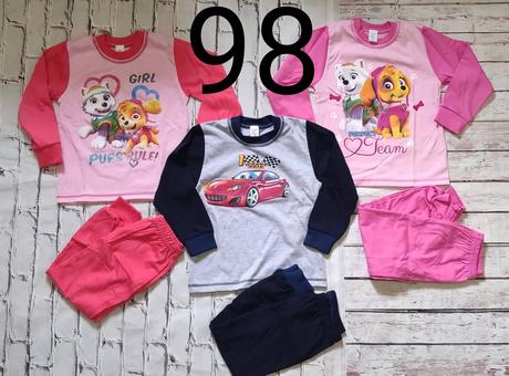Bavlnené pyžamká - paw patrol/ labkova patrola, tinko,98