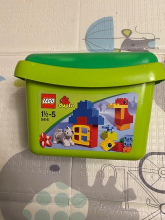 Lego duplo box s kockami a mačička 5416, 