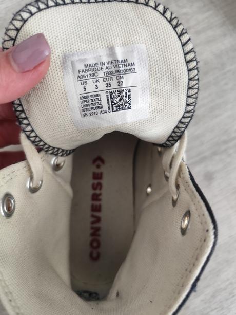 Tenistky na platforme, converse,35