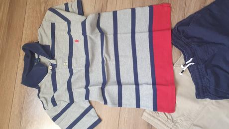 Tričká ralph lauren a 2x nove kratase f&f, ralph lauren,122