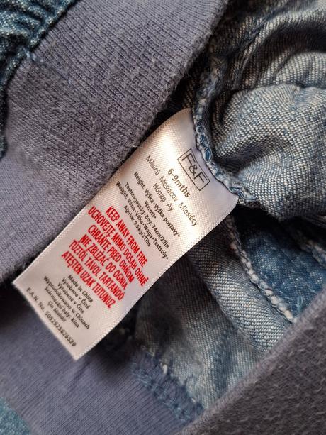 Tenke riflove nohavice, f&f,74