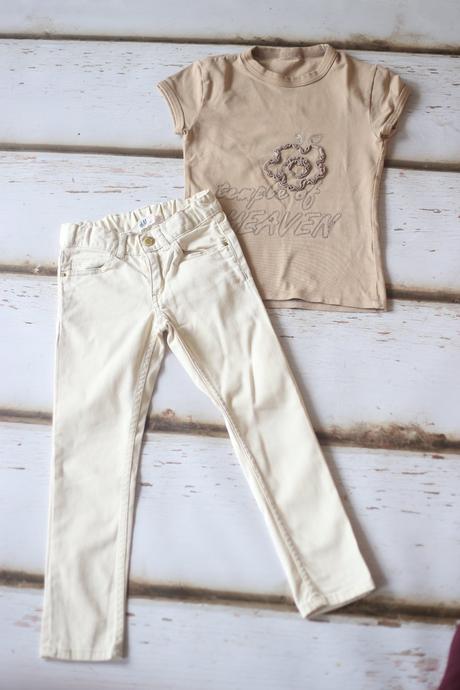 Setík nohavice + tričko, h&m,110