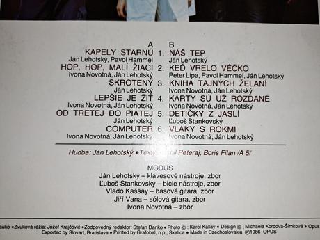 Modus vlaky s rokmi, 