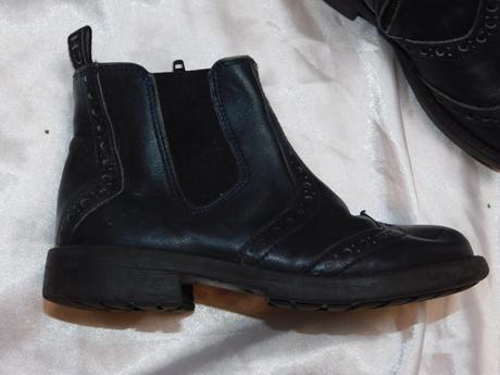 Luxusne kožene kotnikove topanočky,unisex, 26