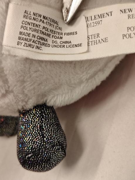 Plyšový pandorožec/ panda jednorožec, zuru 1, 2019,