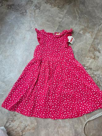 Letné šaty kvetinkové 110/116, 110