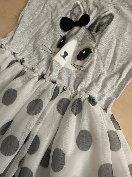 Šaty zajo 8-10 rokov, h&m,140