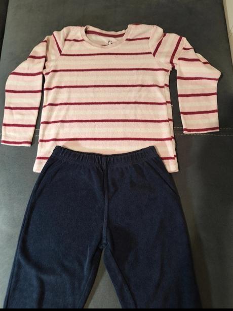 2x teplé pyžamko 110-116, lupilu,110