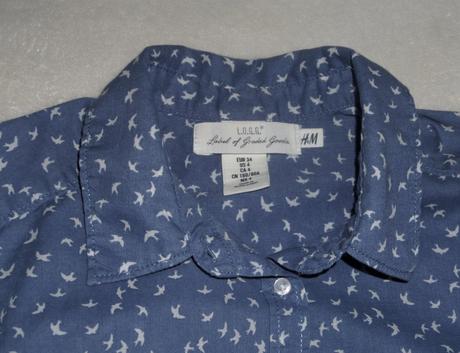 Košeľová blúza, h&m,34
