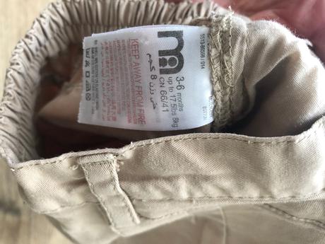 Nohavice mothercare 3-6 mesiacov, mothercare,68