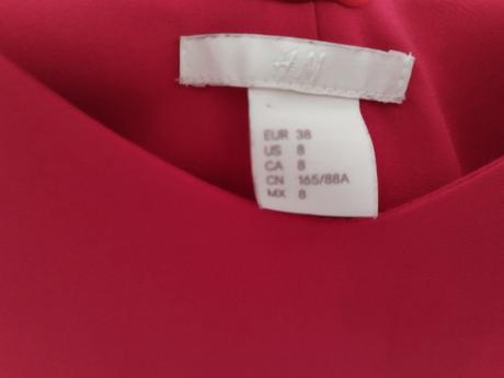 Cyklamen tielko, h&m,m