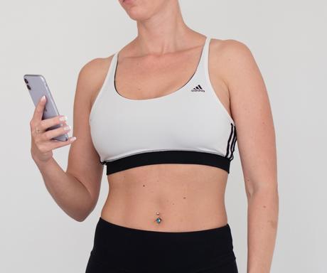 Obojstranná športová podprsenka adidas, adidas,m