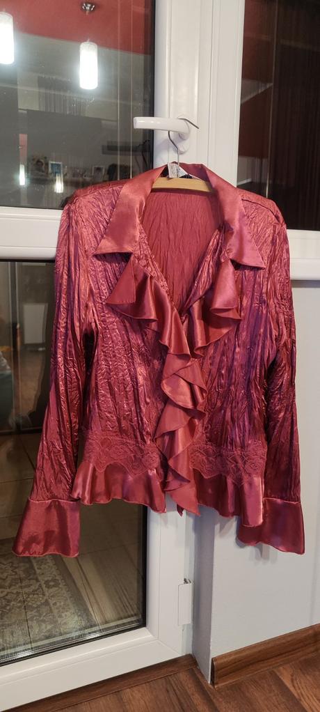 Saténová luxusná blúzka, m