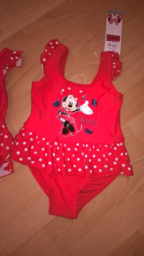 Nové celé plavky minnie disney 104, f&f,104