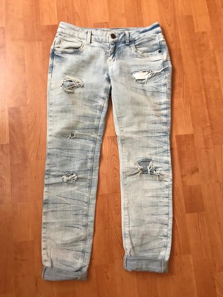 Roztrhané , štýlové rifle, fishbone,28