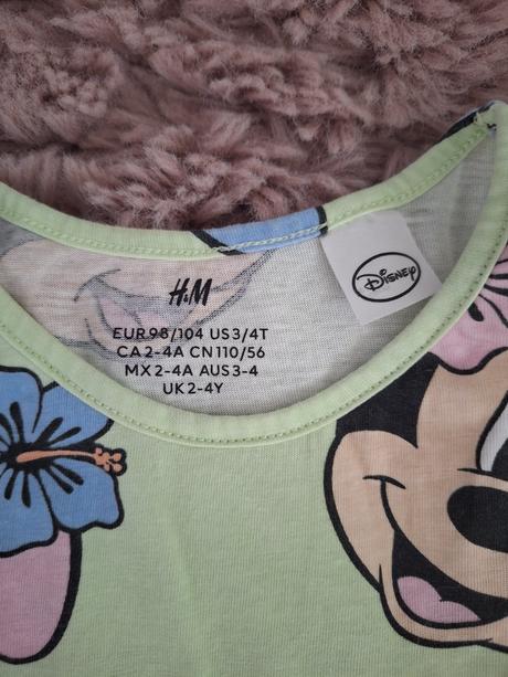 Šaty 98/104 2ks, h&m,98