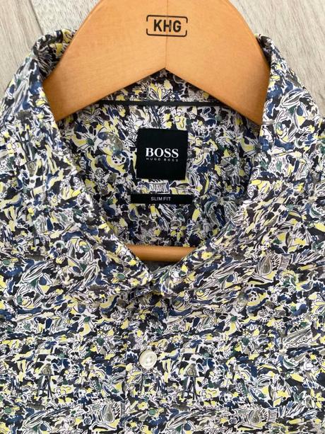 Hugo boss l, slim fit košeľa,, hugo boss,l