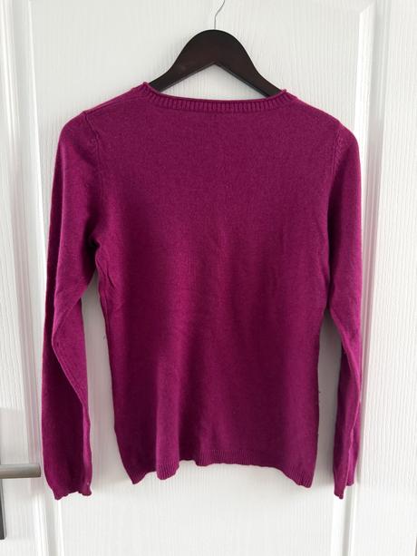 Elegantný modrý sveter motion  kašmír hodváb, s