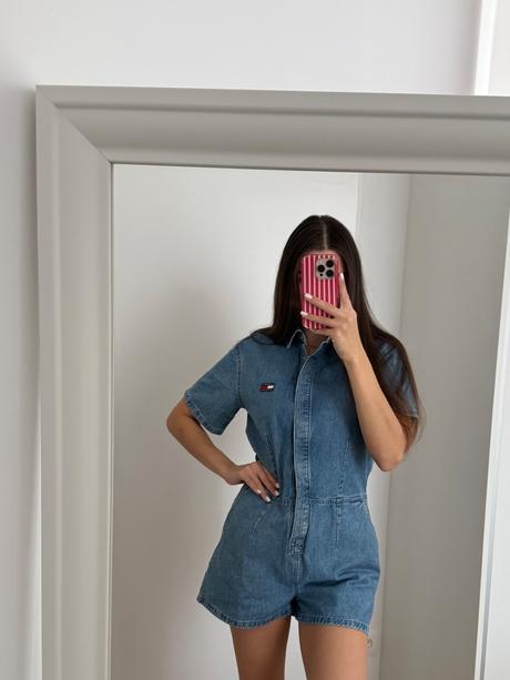 Tommy hilfiger denim rifľový overál, tommy hilfiger,m
