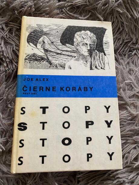 Stará retro kniha čierne koráby prvý diel stopy 84, 